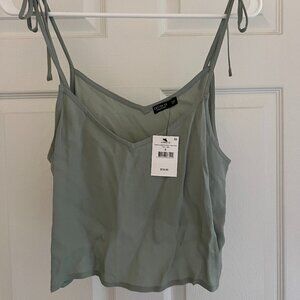 Two Cotton On tank tops in size small in green and black